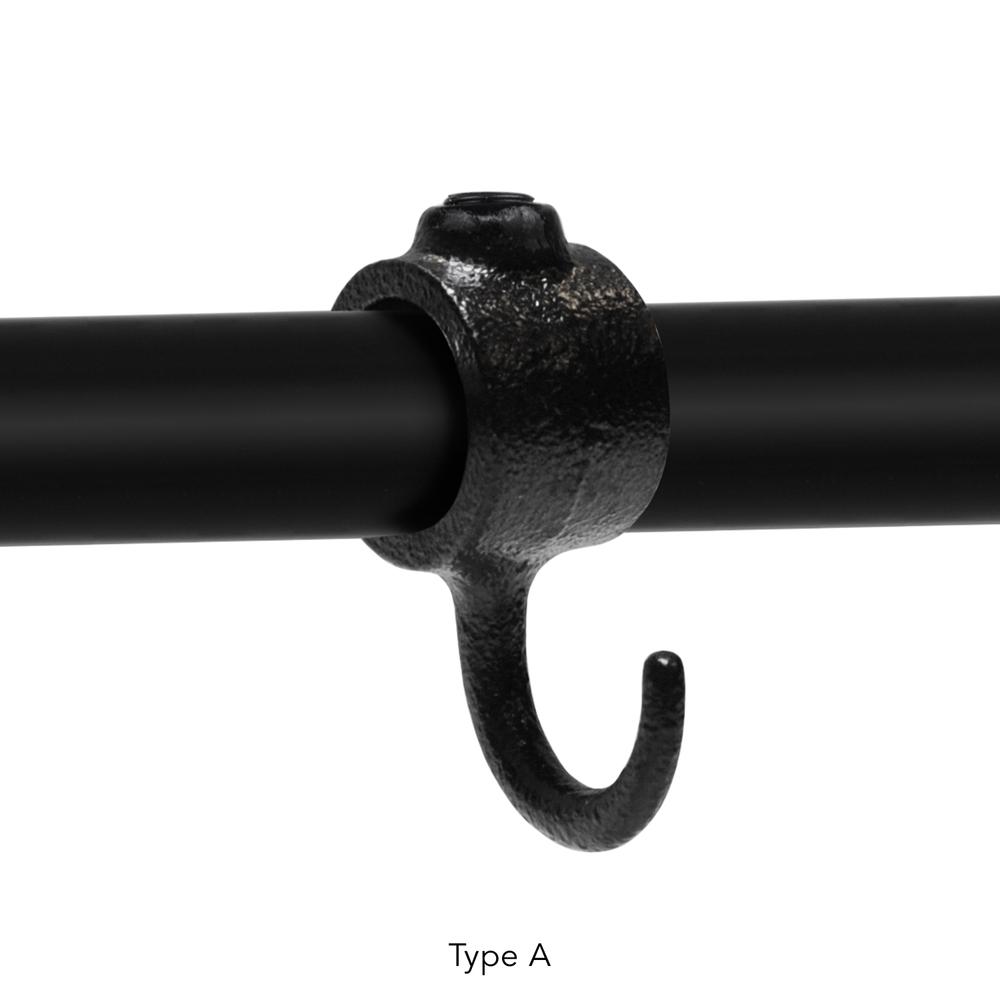 Doos Kapstokhaak - zwart-C / 33,7 mm (160 stuks)